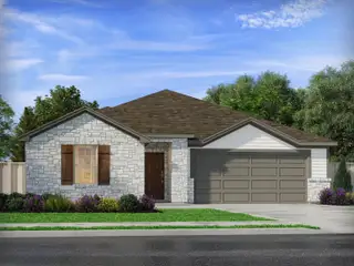 New construction Single-Family house 317 Gristmill Rd, Burnet, TX 78611 plan The Oleander (401) - image