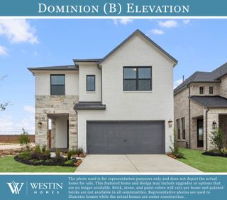 New construction Single-Family house 125 Emerald Grove Dr, Georgetown, TX 78633 plan The Dominion - image