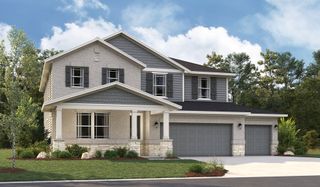 New construction Single-Family house 221 Fiddleneck Rd, Marble Falls, TX 78654 Ammolite- photo