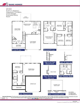 New construction Single-Family house 203 Lake Edge Dr, Lillington, NC 27546 plan 2131 - image