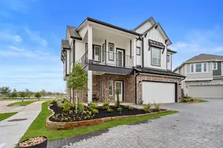 New construction Single-Family house 10814 Day Jassamine Wy, Cypress, TX 77433 plan Springfield – Courtyard Collection - image