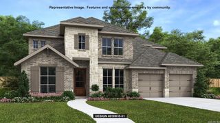 New construction Single-Family house 14415 Searchers Pass, San Antonio, TX 78254 plan 4016W - image
