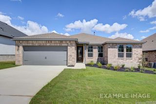 New construction Single-Family house 14458 Verde Azul, Medina, TX 78245 The Rockford E- photo