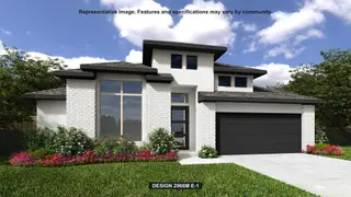 New construction Single-Family house 101 Winterberry Wy, Georgetown, TX 78633 plan 2966M - image