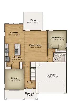 New construction Single-Family house 226 Broughton Dr, Myrtle Beach, SC 29579 plan The Waverunner - image