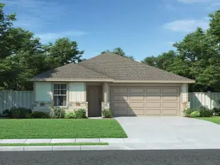 New construction Single-Family house 148 Sleep Holw, Jarrell, TX 76537 plan The Briscoe (820) - image