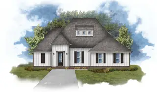 New construction  house 23 W Captain Fritz Wy, Freeport, FL 32439 plan Cartier III G - image