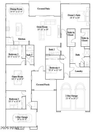 New construction Single-Family house 23089 E Alyssa Rd, Queen Creek, AZ 85142 plan Aurora Plan 5580 - image