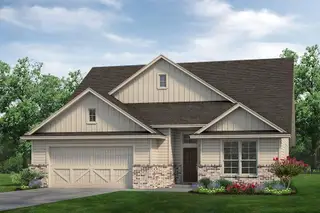 New construction Single-Family house 1329 Frio Dr, Springtown, TX 76082 plan Burnett - image