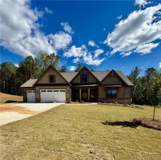 New construction Single-Family house 78 Riverside Trl, Monroe, GA 30656 plan (GA)Emerson Ranch A.2 3 Front Entry (with bonus) - image