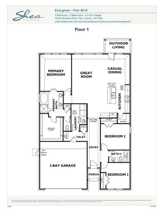 New construction Single-Family house 15979 Mahogany Mist Dr, Conroe, TX 77302 plan 4019 Elevation D - image