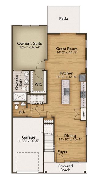 New construction Single-Family house 7170 Copacabana Dr, Leland, NC 28451 plan The Waterlily - image