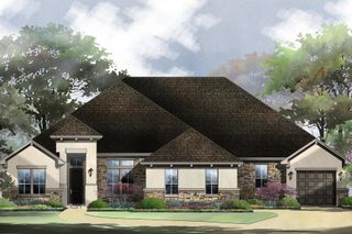New construction Single-Family house 8190 Blue Oak Wy, San Antonio, TX 78266 plan Vermentino - image