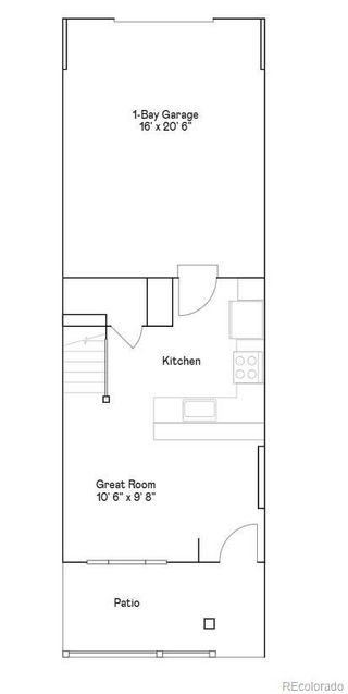 New construction Townhouse house 6779 Parterre Pkwy N, Unit 3, Thornton, CO 80602 plan Plan 301 - image