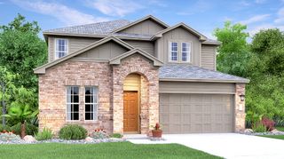 New construction Single-Family house 1609 Four Waters Lp, Georgetown, TX 78628 plan Brock - image
