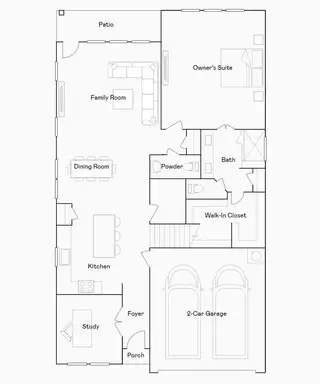 New construction  house 6415 Periwinkle Blossom Ln, Katy, TX 77493 plan Thornton - image