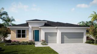 New construction house 19297 Croft Mill Xing, Loxahatchee, FL 33470 plan Basil - image