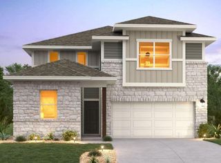 New construction Single-Family house 337 Mittas Grv, Georgetown, TX 78626 Wyatt Homeplan- photo