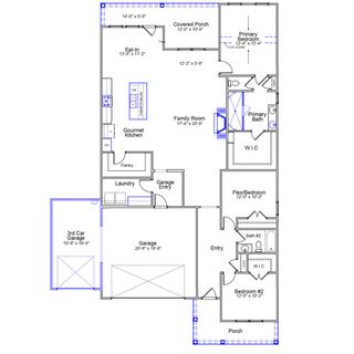 New construction Single-Family house 3019 Oak Grove Ln, Anderson, SC 29621 plan Hunter - image