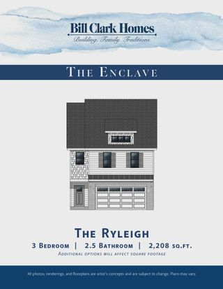 New construction Single-Family house 304 Colmar Wy D, Greenville, NC 27858 plan The Ryleigh - image