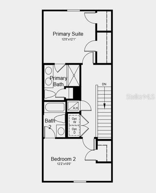 New construction Townhouse house 14032 Textile Run, Parrish, FL 34219 plan Hazel - image