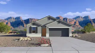 New construction  house 1402 W Bealey Ave, Coolidge, AZ 85128 plan Harris - image