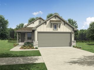 New construction Single-Family house 284 Bendecido Lp, Elgin, TX 78621 Spruce | Trinity Ranch- photo