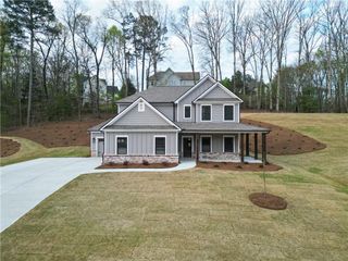 New construction  house 1440 Cherry Bark Ct, Loganville, GA 30052 plan (GA)The Hunter | Front Entry - image