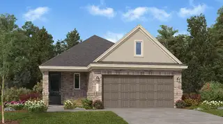 New construction Single-Family house 11704 Lazy Oak Creek Dr, Magnolia, TX 77354 plan Linfield - image