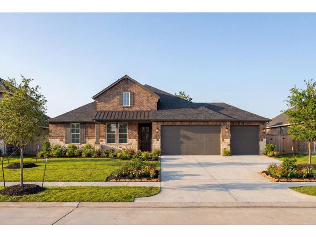 The Edward C with 3-Car Garage image