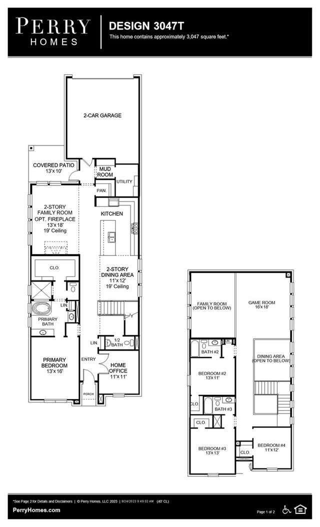 Design 3047T by Perry Homes - photo