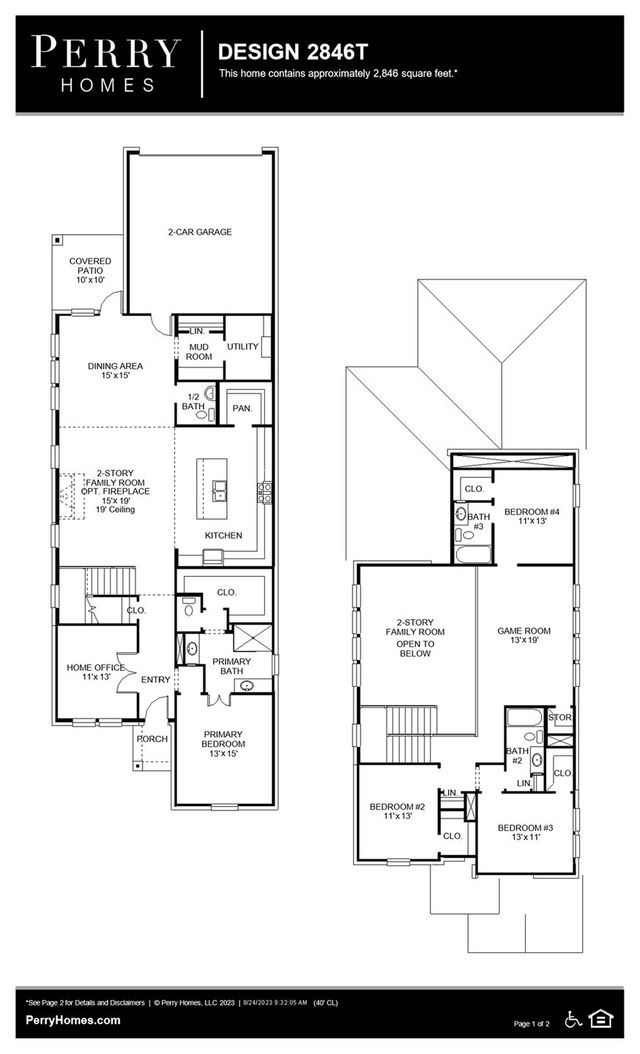 Design 2846T by Perry Homes - photo