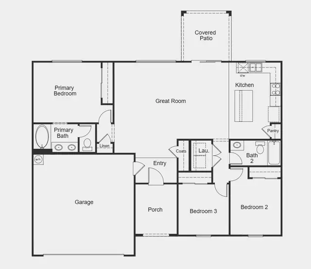 Plan 1330 by KB Home - image
