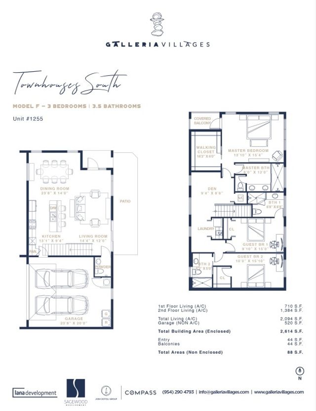 Townhouse South - Model F by Lana Development - photo