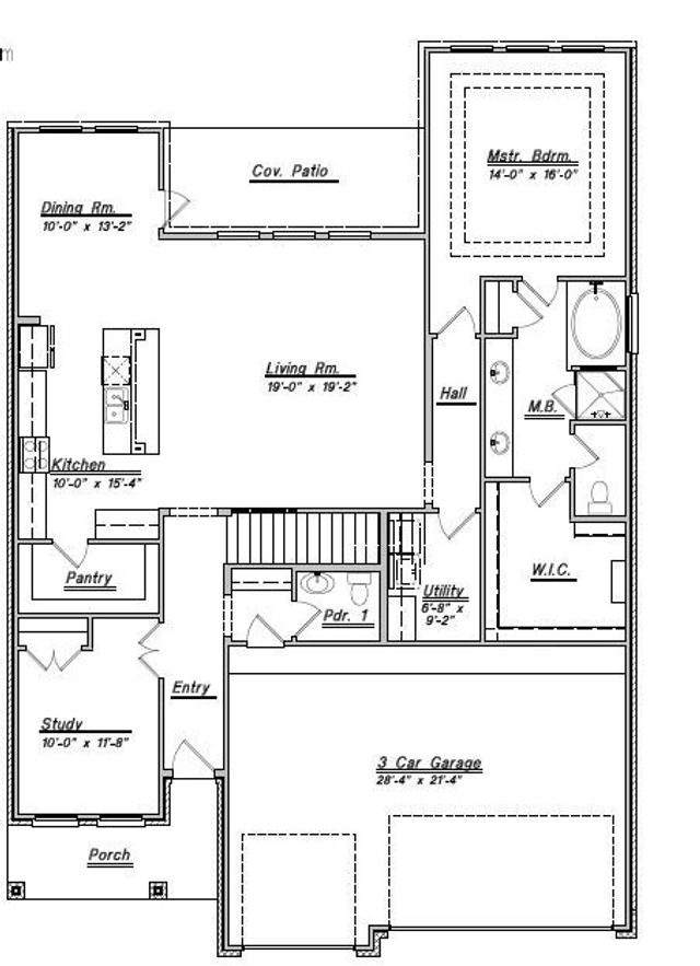 Floor Plan 3396 by Colina Homes - image