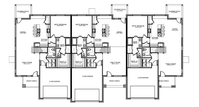 Acre Triplex - Elevation "B" by Value Builders - photo