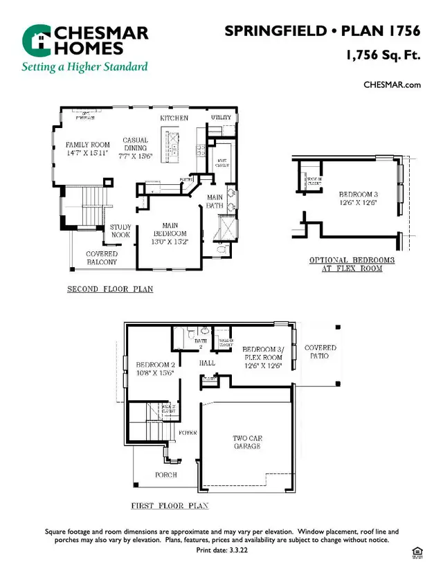 Springfield – Courtyard Collection by Chesmar Homes - image