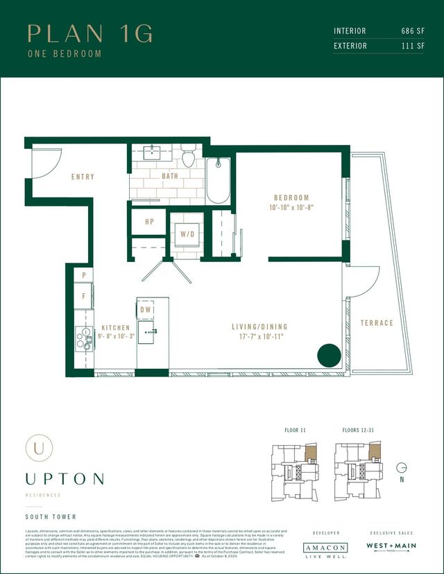 Plan 1G by Amacon - photo