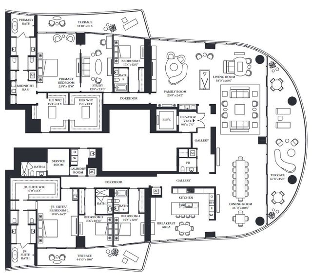 Residence A&B by Related Group - photo