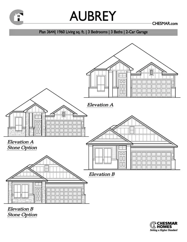 Aubrey 45′ Lot by Chesmar Homes - image