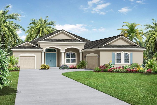 Grand Santa Maria 3 Car Garage by Medallion Home - photo