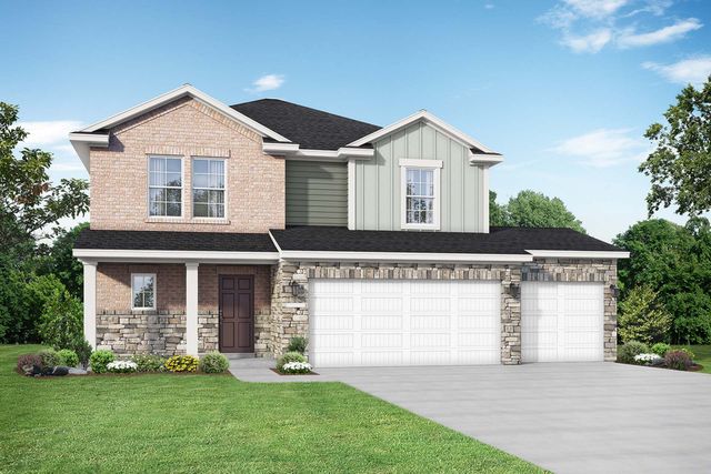 The Tierra A with 3-Car Garage by Davidson Homes LLC - photo