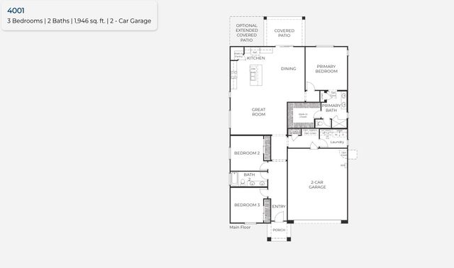 Plan 4001 by New Home Co. - image