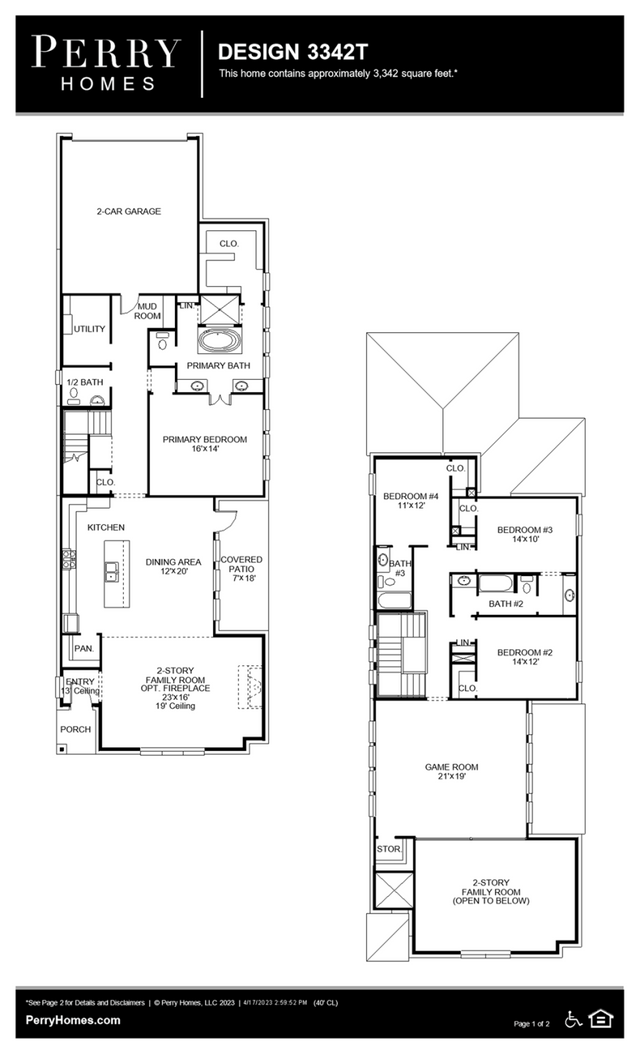 Design 3342T by Perry Homes - photo