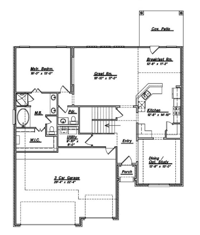 Floor Plan 2715 by Colina Homes - image