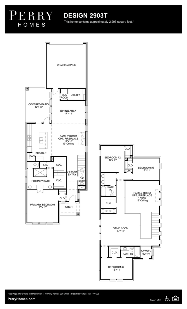 Design 2903T by Perry Homes - photo