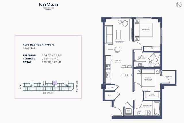 TWO BEDROOM TYPE C by Related Group - photo