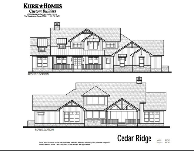 The Cedar Ridge by Kurk Homes - photo