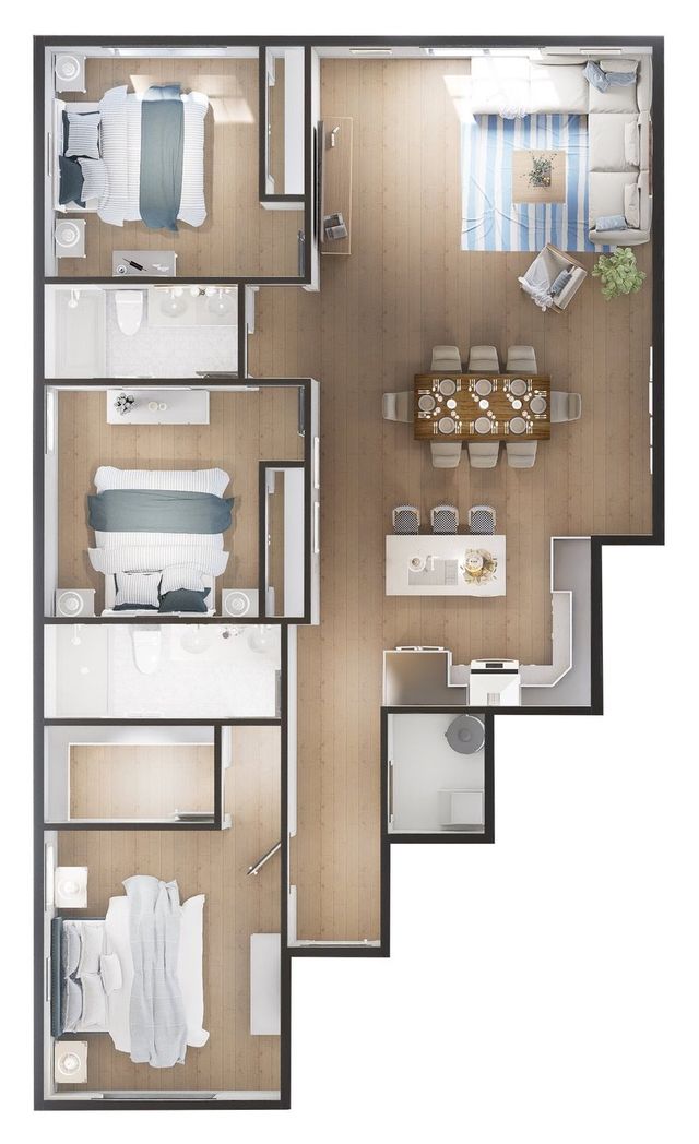 3 Bedroom, 2 Bath by CK Development - photo