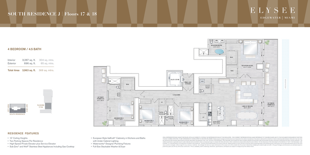 SOUTH RESIDENCE J | Floors 17 & 18 by Two Roads Development - photo